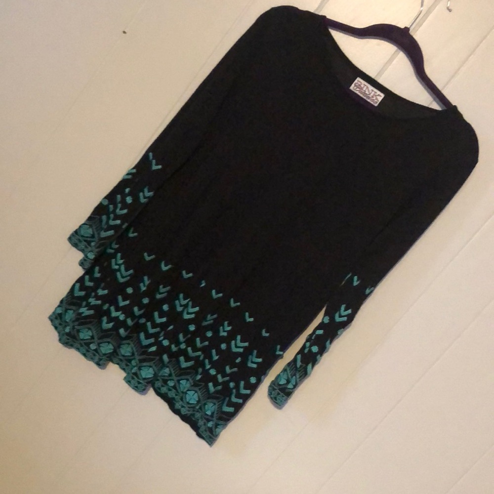NWOT Pink Cattlelac 3/4 sleeve tunic/dress small